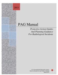 PAG Manual[removed]July[removed]Draft for Public Comment