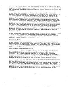 It was noted that such requirements may not be in the Uniform Fire storage. Code, but in other standards covering gasoline containers. It was agreed that covering this subject should be identified