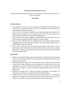 International relations / Nuclear program of Iran / Sanctions against Iran / Nuclear proliferation / Operation Opera / Institute for Science and International Security / United Nations Security Council Resolution / Iran / Iran–United States relations / Politics of Iran