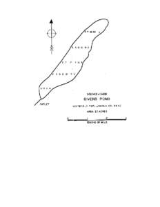 GIVENS POND (Longfellow Pond) Whitefield Twp., Lincoln County U.S.G.S. Togus, Maine Fishes Chain pickerel