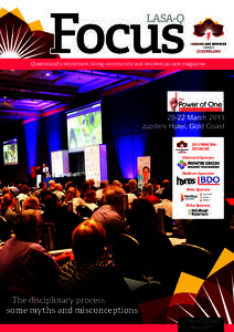 Focus LASA-Q Queensland’s retirement living, community and residential care magazine[removed]March 2013