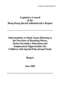 LC Paper No. CB[removed]Legislative Council of the Hong Kong Special Administrative Region