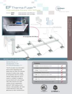 EF Therma-Fuser™  Interoperable Square VAV Diffuser Therma-Fuser™ Systems