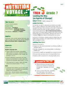 Nutrition Voyage:_Grade 7
