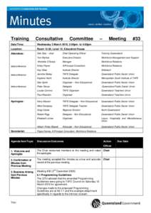 Training  Consultative Committee