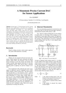 Electronics / Electronic circuits / Analog circuits / Digital-to-analog converter / Differential nonlinearity / Analog-to-digital converter / Cascode / Current source / Pulse-width modulation / Electronic engineering / Electromagnetism / Digital signal processing