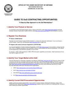 Microsoft Word - DoD_Contracting_Guide.doc