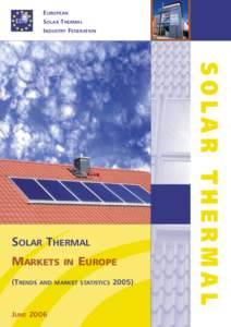 EUROPEAN SOLAR THERMAL INDUSTRY FEDERATION MARKETS (TRENDS