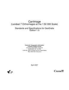 CanImage : Standards and Specifications, Edition 1.0