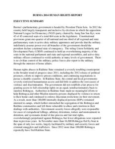 BURMA 2014 Human Rights Report