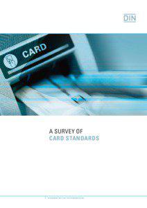 A SURVEY OF CARD STANDARDS