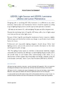 Microsoft Word - LED Light Sources and Luminaires -Design Factors [IESANZ Position Statement]