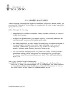 Sexual harassment / Harassment / Discrimination / Social philosophy / Human behavior / Promotion of Equality and Prevention of Unfair Discrimination Act / LGBT rights in Canada / Bullying / Ethics / Gender-based violence