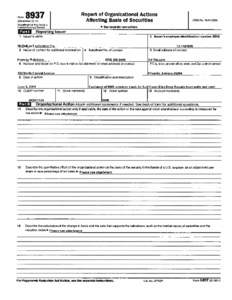 Tax Basis Information Required Under Section 6045B of the Internal Revenue Code  PART I: REPORTING ISSUER As further described below, INAVN Corp. (“MMR Merger Sub”), a direct wholly owned subsidiary of Freeport-McM