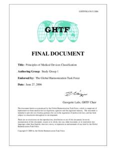 Microsoft Word - GHTF SG1 N15 2006 Classification FINAL.doc