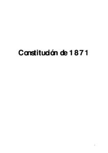 Constitución de LA CORTA VIDA DE LA REPÚBLICA