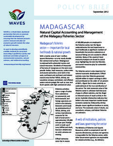POLICY BRIEF September 2012 MADAG ASCAR  Natural Capital Accounting and Management