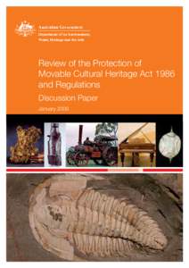 Review of the Protection of Movable Cultural Heritage Act 1986 and Regulations Discussion Paper January 2009