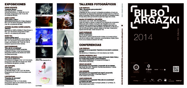 EXPOSICIONES  TALLERES FOTOGRÁFICOS CESAR AZCARATE.