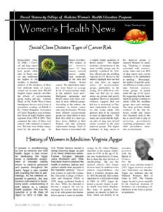 Drexel University College of Medicine Women’s Health Education Program  Women’s Health News Happy Thanksgiving!