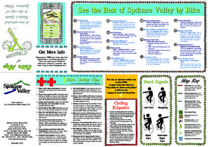 See the Best of Spokane Valley by Bike A B  C