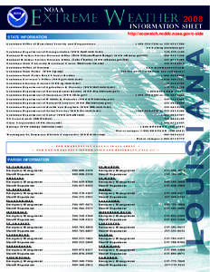 2008 STATE INFORMATION http://ecowatch.ncddc.noaa.gov/c-side  Louisiana Office of Homeland Security and Preparedness. . . . . . . . . . . . . . . . . . . . . . [removed]or[removed]