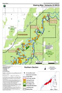 Remote Recreational Cabin Sites Offering #11  Northern Region Staking Map: Teklanika III RRCS