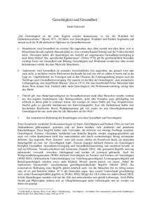 Gerechtigkeit und Gesundheit 1 Detlef Schwefel „Die Gerechtigkeit ist die erste Tugend sozialer Institutionen, so wie die Wahrheit bei Gedankensystemen.“ [Rawls 1971, 19] Ideen von Gerechtigkeit, Wahrheit und Freihei