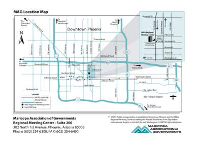 MAG Location Map  Downtown Phoenix en
