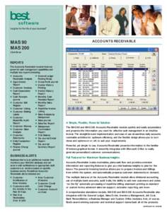 MAS 90 MAS 200 ACCOUNTS RECEIVABLE  Client/Server