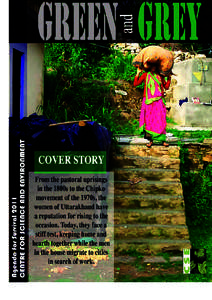 Green & Grey  CONTENTS Nainital paradise revived PAGE 4