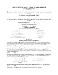 Microsoft Word - Q3 10Q TC Pipelines LP_Current.docx