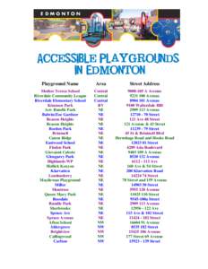 Bend Park & Recreation District / Centre Street / Roads in Edmonton / Ellerslie Road / Winterburn Road