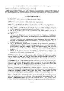 BOLLETTINO UFFICIALE DELLA REGIONE LAZIO - NParte prima DELIBERAZIONE DELLA GIUNTA REGIONALE 3 agosto 2007, nLegge regionale 20 giugno 2002, n. 15 «Testo Unico in materia di sport» e s.m.i. Cr