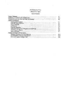 2013 Explanatory Notes Office of Civil Rights Table of Contents Purpose Statement 	 Statement of Available Funds and Staff Years 	 Permanent Positions by Grade and Staff Year Summary