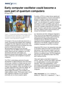 Early computer oscillator could become a core part of quantum computers