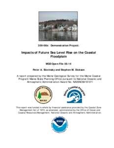 309-06b:  Demonstration Project:  Impacts of future sea level rise on the 100-year floodplain