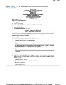 Page 1 of 178  PRER14A 1 t1401169_prer14a.htm AMENDMENT NO. 3 TO PRELIMINARY PROXY STATEMENT TABLE OF CONTENTS UNITED STATES SECURITIES AND EXCHANGE COMMISSION