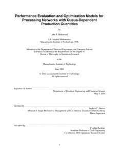 Computer programming / Statistical randomness / Computing / Operations research / Queueing theory / Markov processes / Recursion / Theoretical computer science / Qt / Queue / Linear programming / Mathematical optimization