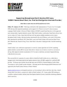 Ignition interlock device / Interlock / Driving under the influence / Smart / Mothers Against Drunk Driving / Drunk driving / Transport / Smart Start /  Inc.