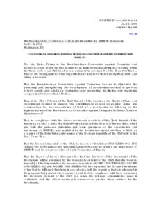 SG/MESICIC/doc[removed]rev.6 April 2, 2004 Original: Spanish PT - SP First Meeting of the Conference of States Parties within the MESICIC framework April 1- 2, 2004