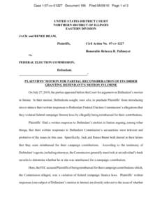 Case 1:07-cv[removed]Document 196  Filed[removed]Page 1 of 3 UNITED STATES DISTRICT COURT NORTHERN DISTRICT OF ILLINOIS