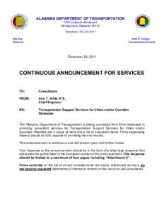 Microsoft Word - NON - Continuous - TSS Services for City County - Statewide (Rev)