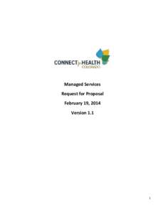 Managed Services Request for Proposal February 19, 2014 Version