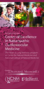 Introducing the  Center of Excellence in Naturopathic Cardiovascular Medicine
