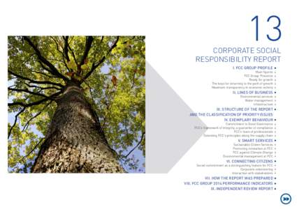 13  Corporate Social Responsibility Report I. FCC Group Profile