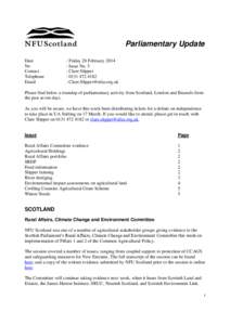 United Kingdom / Climate change in Scotland / Scottish Government / Economy of the European Union / Economy of Scotland / Scottish Environment Protection Agency / Common Agricultural Policy / Cabinet Secretary for Rural Affairs and the Environment / Richard Lochhead / Environment of Scotland / Environment / Scotland