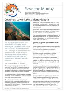 Fact sheet 4 Coorong LL MM.indd