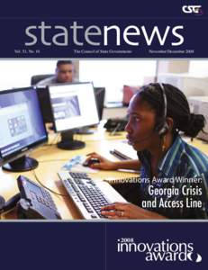 statenews  Vol. 51, No. 10 The Council of State Governments