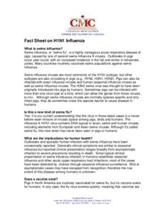 Microsoft Word - Swine Flu Fact Sheet Canadian Meat Council April 2009.docx